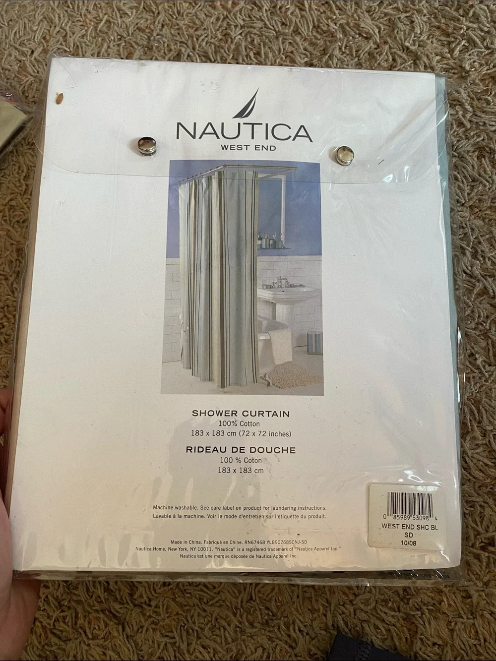 Nautica Shower Curtain 72x72